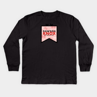 Knox My Socks Black Kids Long Sleeve T-Shirt